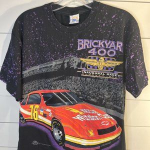 1994 Inaugural Brickyard 400 All Over Print T-shirt NASCAR Winston Cup #16 Car M